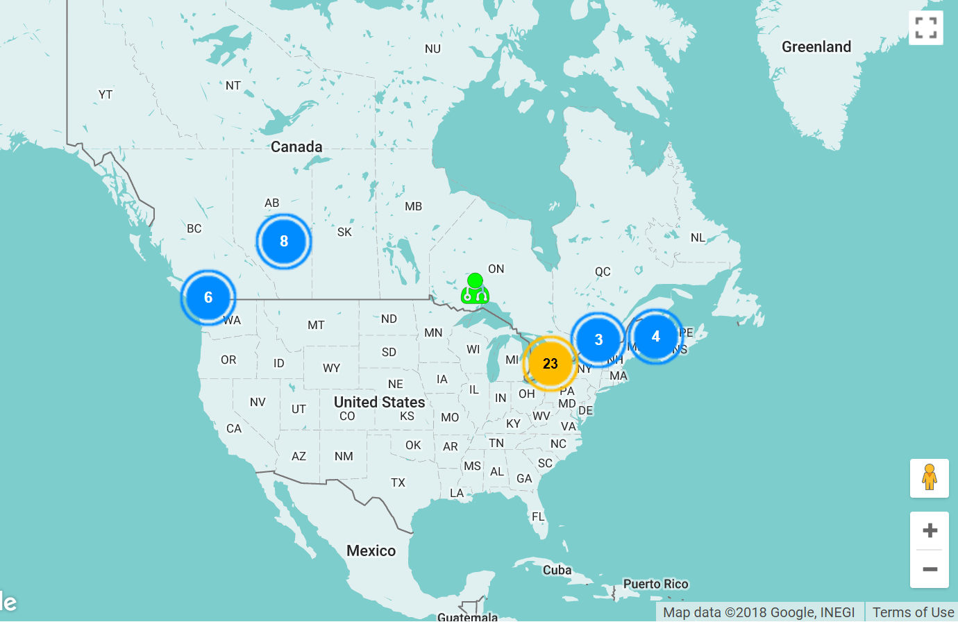 Find A Clinic Map Locator Obesity Canada   Mapfind 