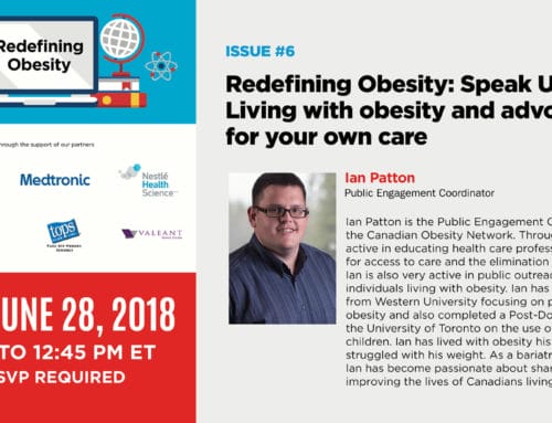 Webinar: Redefining Obesity: Speak up! Living with obesity and advocating for your own care