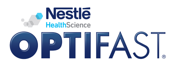 Logo of nestlé health science optifast, featuring the nestlé logo with "health science" in smaller text and "optifast" in large blue letters.